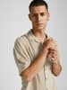 Jack & Jones Leichtes Kurzarm Hemd Sommer Oberteil JWHTROPIC in Sand