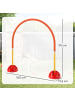 Pawhut Hunde Agility Set Orange+Gelb Kunststoff