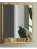 Furn.Design Badspiegel Evoke Eiche, Wandspiegel mit Ablage, 60 x 75 cm