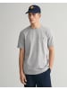 Gant T-Shirt in grey melange