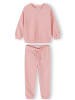 Minoti 2-tlg Langarmshirt & Hose NOSFLEECE102 in graumeliert