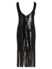 Vera Mont Abendkleid mit U-Boot-Ausschnitt in Schwarz