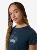 super.natural W DOLOMITES CAMPSITES TEE in blau