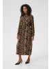 Kaffe Kleid KAhannah Loose fit in Naturel Leopard Print