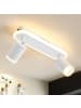 ZMH Deckenleuchte in weiß LED 2-flammige GU10 Warmweiß Modern Deckenstrahler