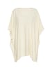 VIRITA Women Poncho in Creme