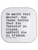Mr. & Mrs. Panda Bierdeckel Es macht viel wacher,... mit Spruch in Weiß
