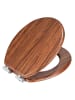 Wenko WC-Sitz Chestnut Braun, WC-Sitz Mod. Chestnut Braun in Braun