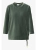 Cecil Solid Cord Shirt mit Tunnelzug in Dried Olive Green