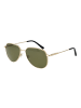 Serengeti Unisex Sonnenbrille Flieger Gold
