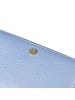 Esquire Alexandria Geldbörse RFID Schutz Leder 17 cm in hellblau