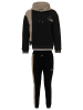 Tom Barron Trainingsanzug Set With Asymetric Design And Printing in black