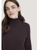 Hessnatur Strick Kleid in schwarzbeere