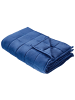 Beliani Gewichtsdecke NEREID in Blau - (W) 120 x (H) 2 x (L) 180 cm