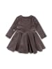 Sigikid Velours-Kleid Schneehase in grau