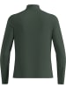 Odlo Longsleeve "Midlayer 1/2 Zip Essential Light" in Grau