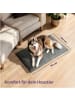 Knupis Selbstheizende Hundedecke 90x60cm – Große Wärmematte Grau