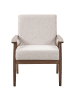 Beliani 3-tlg Sitzgruppe ESRUM in Beige/Braun
