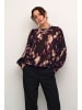 Kaffe Langarm - Hemd KAaska Regular fit in Purple Blurry Graphics