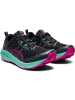 asics Laufschuhe Fuji Lite 2 in black/fuchsia red