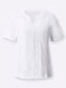 Sieh an! Kurzarm-Shirt in weiß