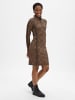 MARC CAIN SPORTS  Kleid in camel schwarz - 0001