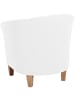 58 aufm Kessel SESSEL Karine Bezug Veloursstoff Buche natur / creme
