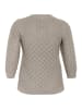 KAFFE curve Strickpullover KCmani in Elephant Skin