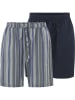 BABISTA 2er Pack kurze Schlafhose ABEGESSI in blau