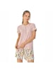 J and J Brothers Schlafanzug in Pink
