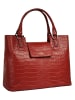 Cluty Handtasche echt Leder in rot