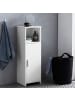 KADIMA DESIGN Badschrank | Weiß, 30x95.5x30cm, Tür, Ablage