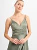 Marie Lund Abendkleid in khaki - 0002
