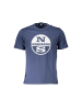 North Sails Blaues Baumwoll-T-Shirt