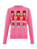 Threadbare Weihnachtspullover THB Juniper Xmas Jumper in pink