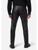 Ricano Lederhose Slim Fit in Schwarz