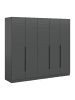 ebuy24 Kleiderschrank Kopenhagen Anthrazit 200 x 52 cm