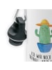 Mr. & Mrs. Panda Kindertrinkflasche Kaktus Hut mit Spruch in Weiß