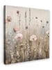 OnlyWow Leinwand Bilder Blumenfeld