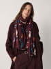 collezione alessandro Schal " Minka " in bordeaux