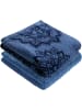 Erwin Müller Frottier, Jacquard Duschtuch 2er-Pack Bühl in blau