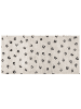 Beliani Kurzflor AFIS in Beige/Schwarz - (W) 80 x (H) 80 x (L) 150 cm