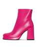 CESARE GASPARI Blockabsatz-Stiefeletten in Pink