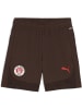 Puma Sporthose "FCSP Training Shorts Jr" in Braun