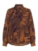 CULTURE Langarm - Hemd CUjustine Relaxed fit in Brown Abstract