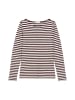Marc O'Polo Ringel-Longsleeve regular in multi/ black cherry