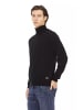 Baldinini Trend Schwarz Stoff Herren Pullover Rollkragenpullover