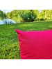 JACK Outdoor Dekokissen 45x45cm inkl. XXL Füllung in Himbeere