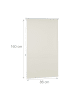 relaxdays 2x Thermorollo in Beige - (B)90 x (H)160 cm