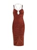 faina Damen Kleid in Braun